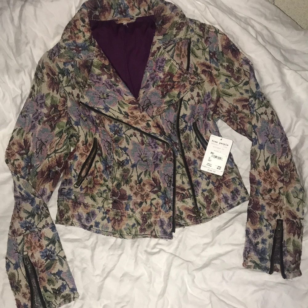 Floral Biker Jacket - Free People
